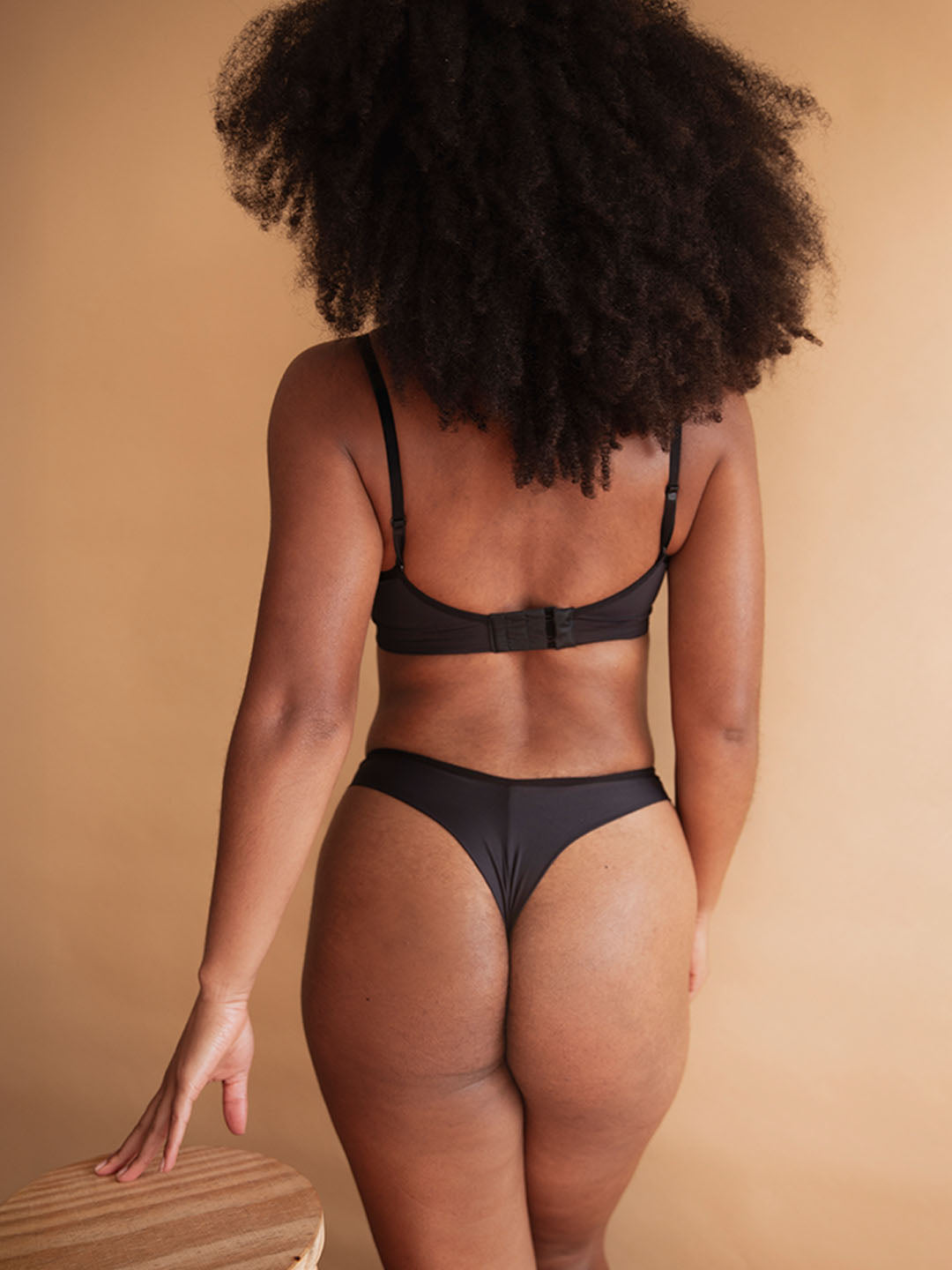 Calcinha Tanga Fio Preto