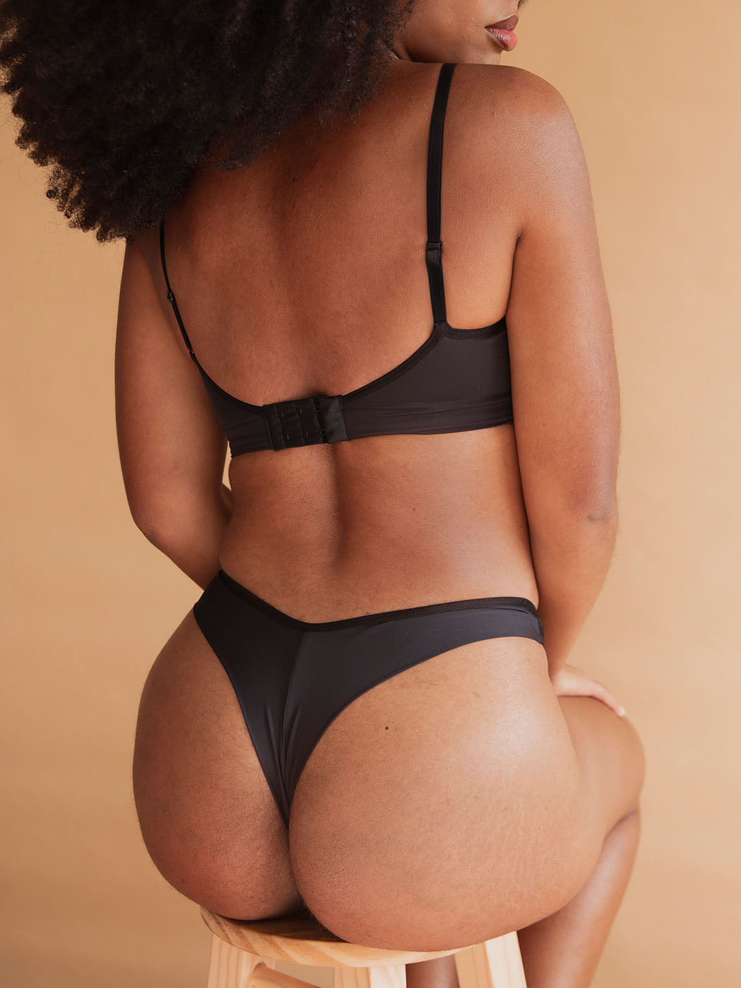 Calcinha Tanga Fio Preto