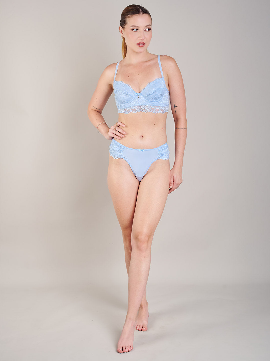 Calcinha Lateral Franzida Fio Brisa