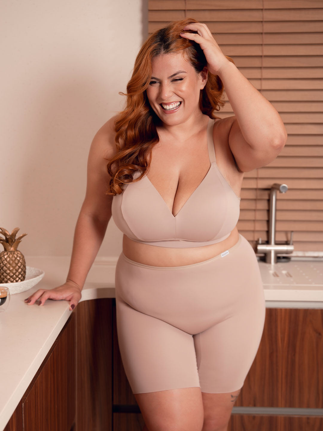 Sutiã Luna Plus Size Day by Day Chocolate